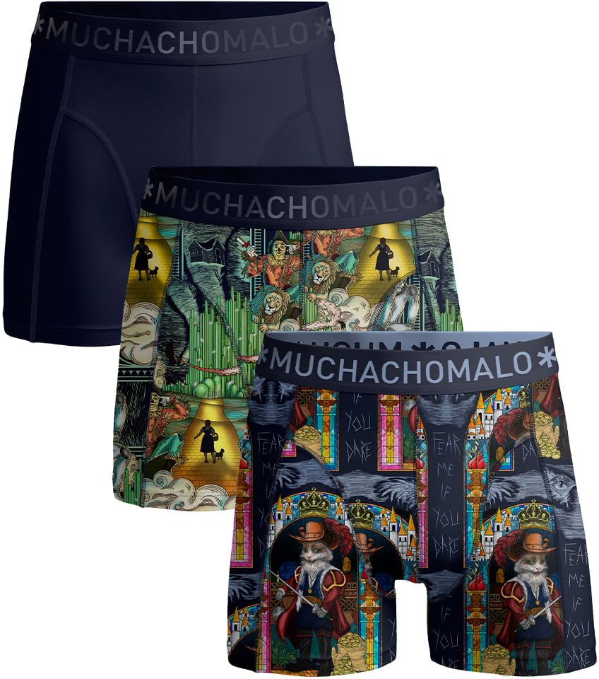 Muchachomalo Boxershorts 3-Pack Multicolor. Divers