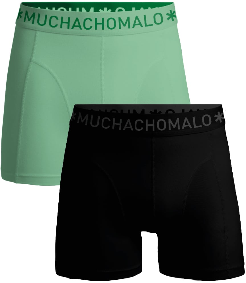 Muchachomalo Boxershorts 2-Pack Multicolor. Zwart