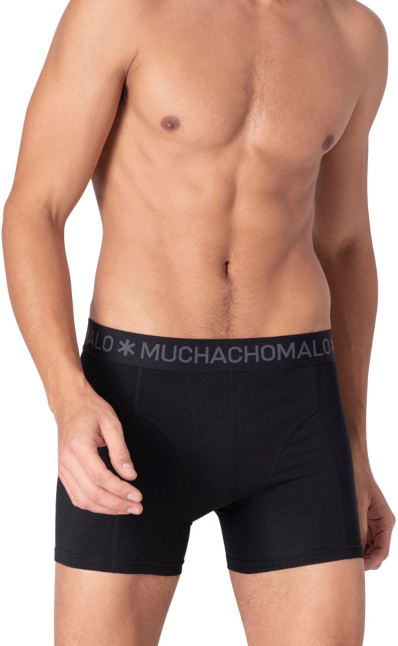 Muchachomalo Boxershorts 2-Pack Multicolor Zwart