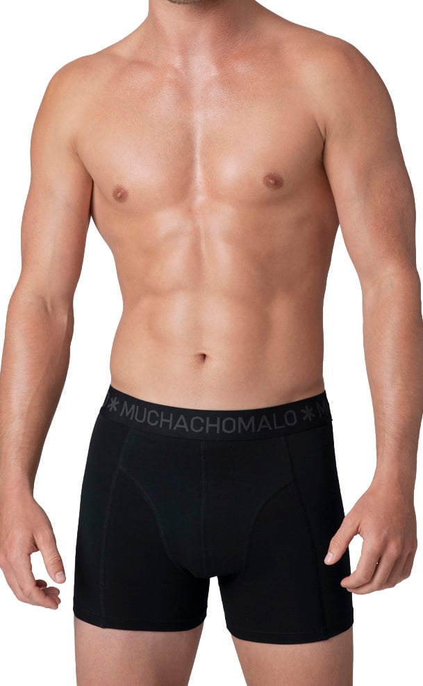 Muchachomalo Boxershorts 4-Pack Multicolor Zwart