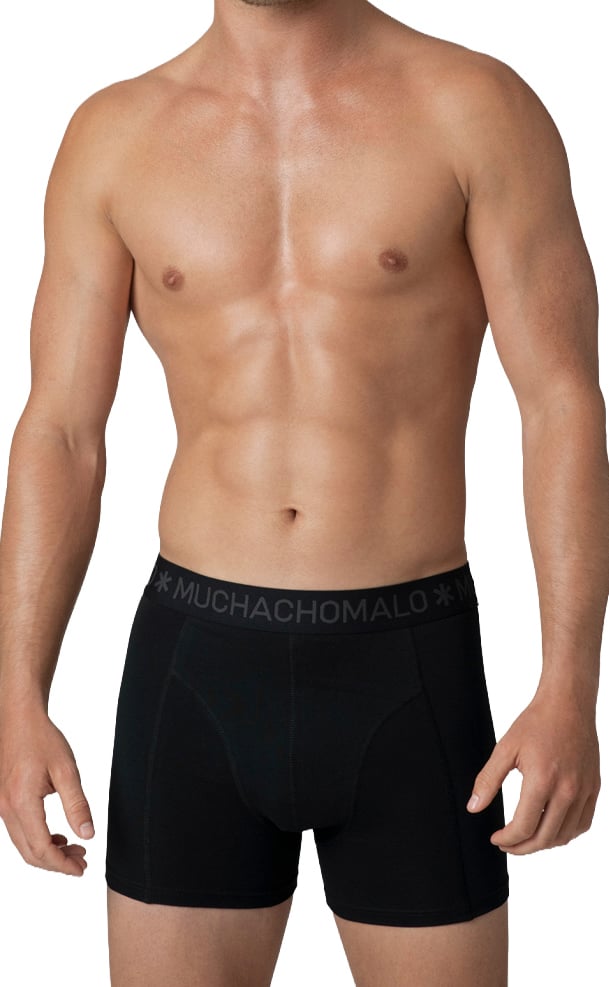 Muchachomalo Boxershorts 4-Pack Multicolor Zwart