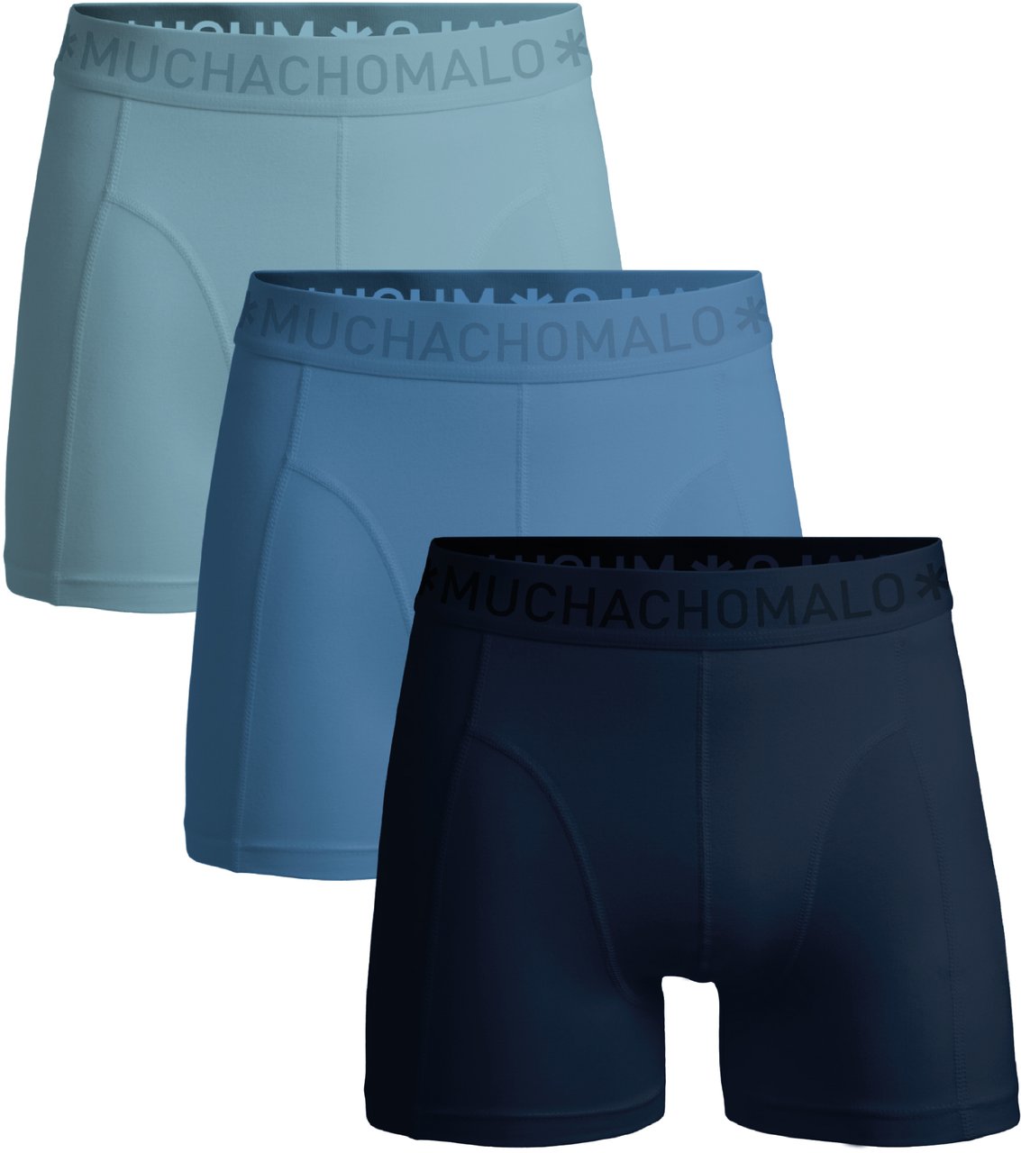 Muchachomalo Boxershorts 3-Pack Multicolor Blauw