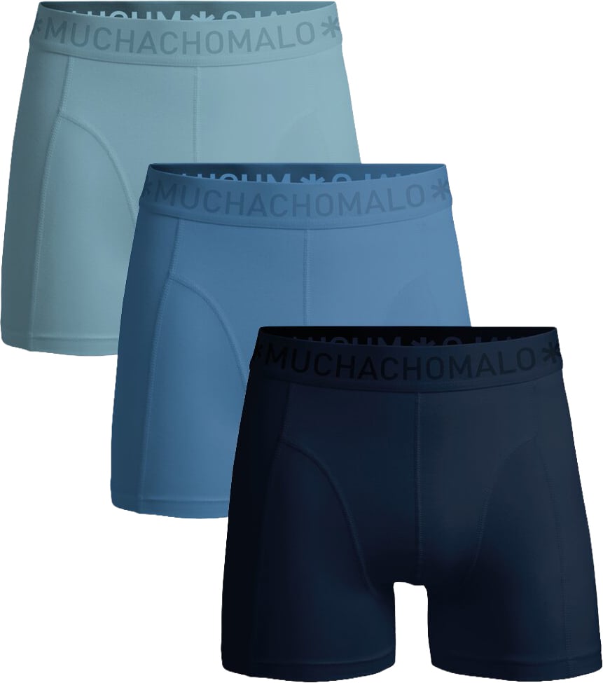 Muchachomalo Boxershorts 3-Pack Multicolor. Blauw