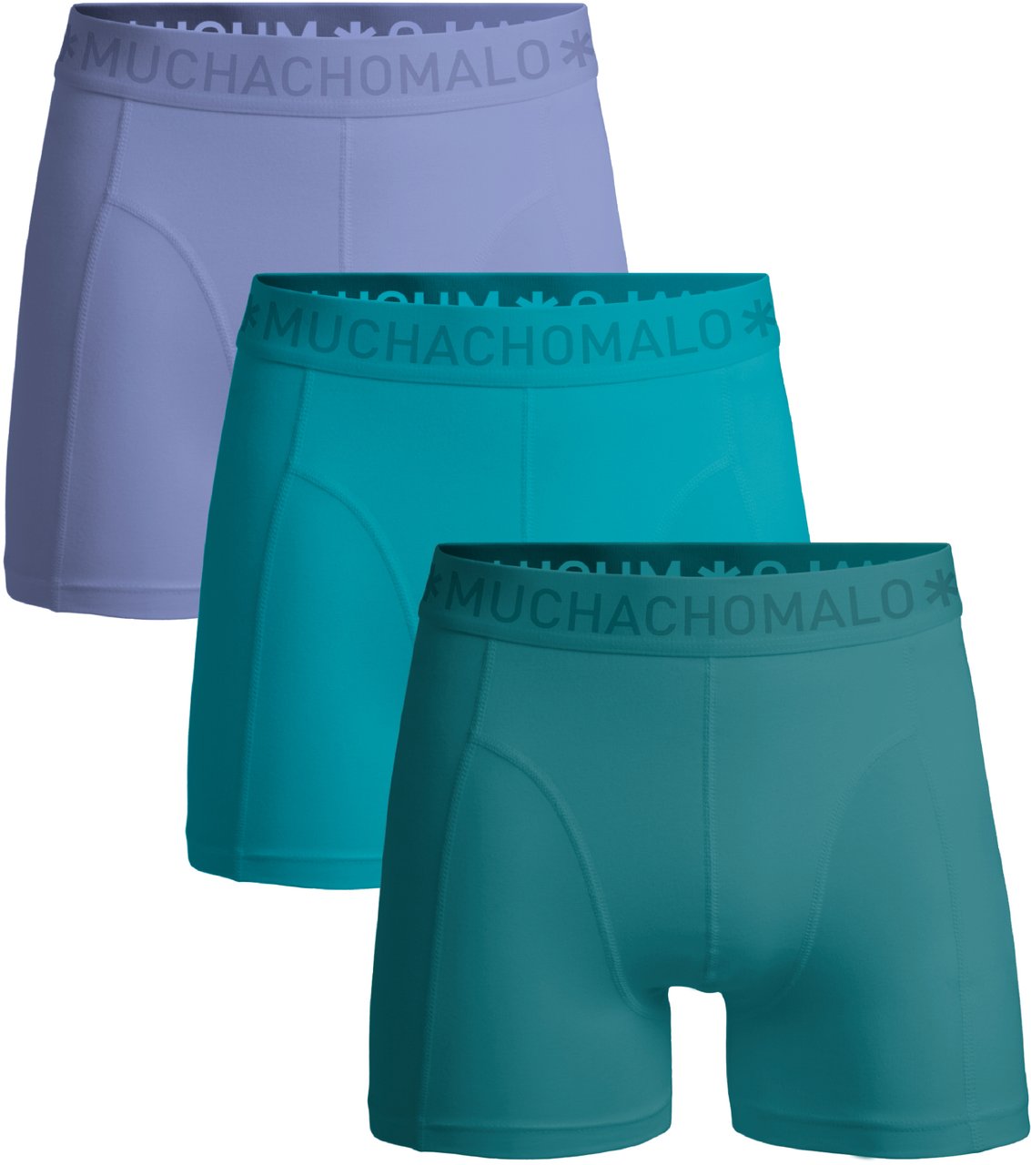 Muchachomalo Boxershorts 3-Pack Multicolor Blauw