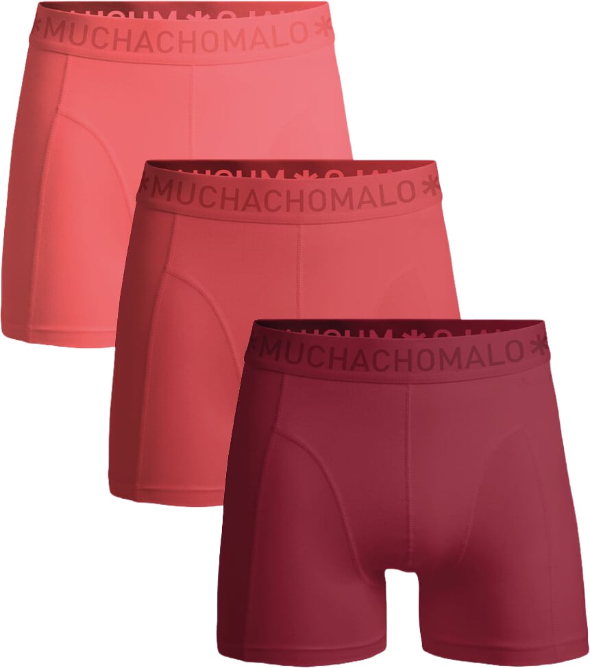 Muchachomalo Boxershorts 3-Pack Multicolor. Rood