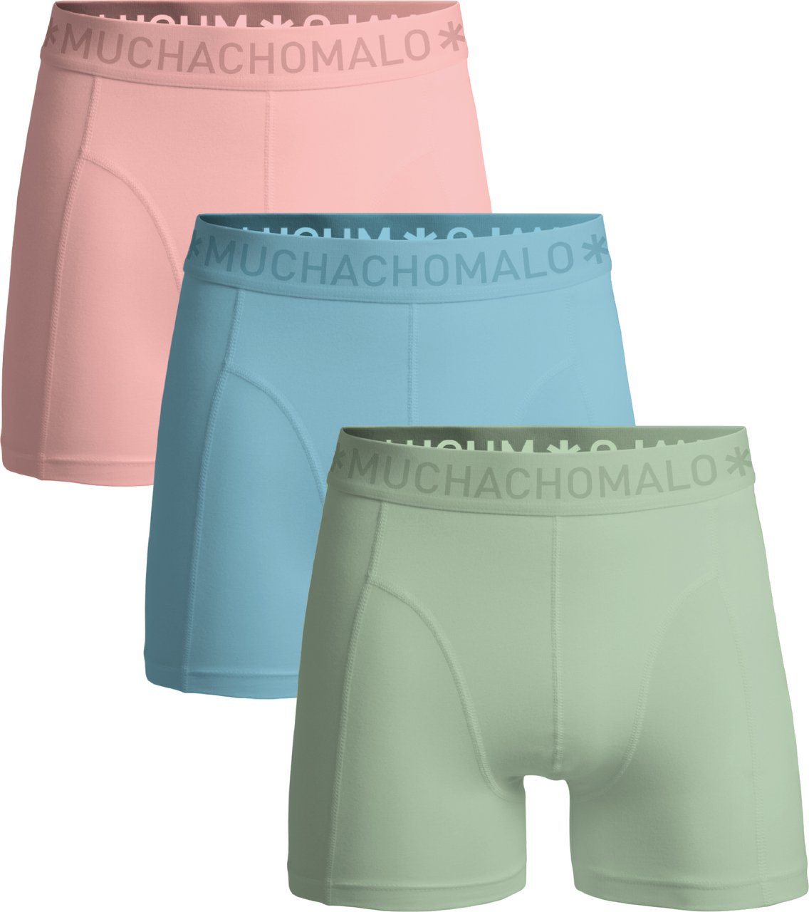 Muchachomalo Boxershorts 3-Pack Multicolor. Blauw