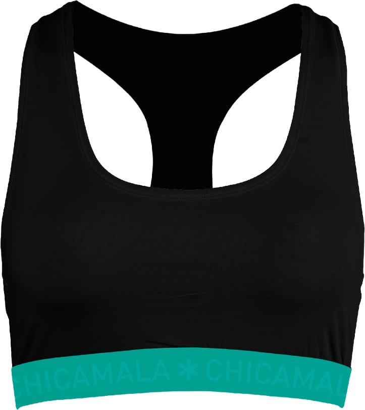 Muchachomalo Chicamala Sport BH. Zwart