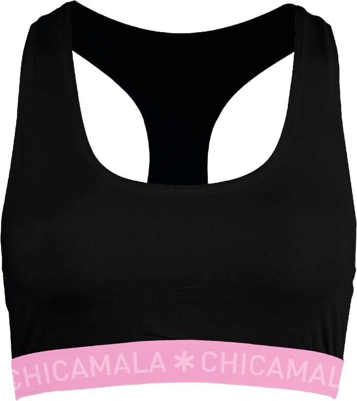 Muchachomalo Chicamala Sport BH. Zwart