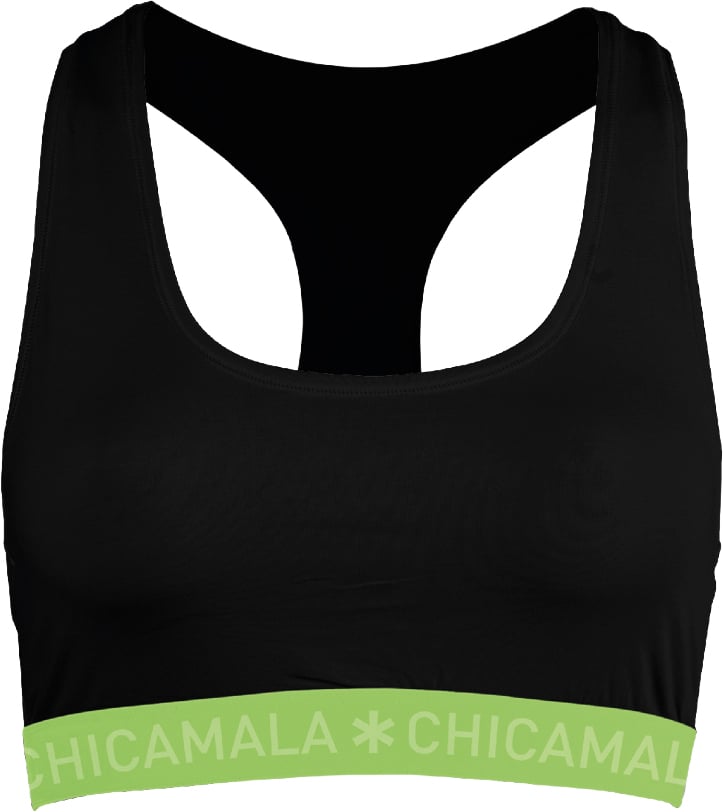 Muchachomalo Chicamala Sport BH. Zwart