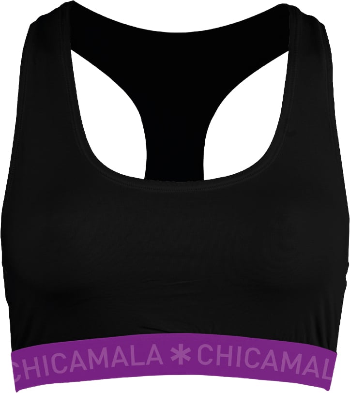 Muchachomalo Chicamala Sport BH. Zwart