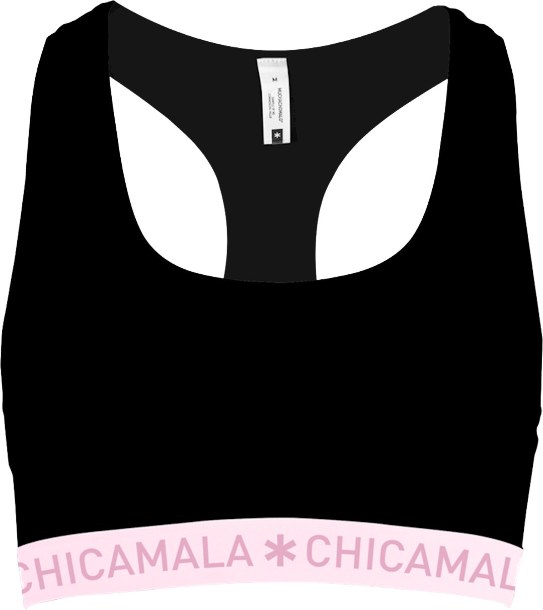 Muchachomalo Chicamala Sport BH. Zwart