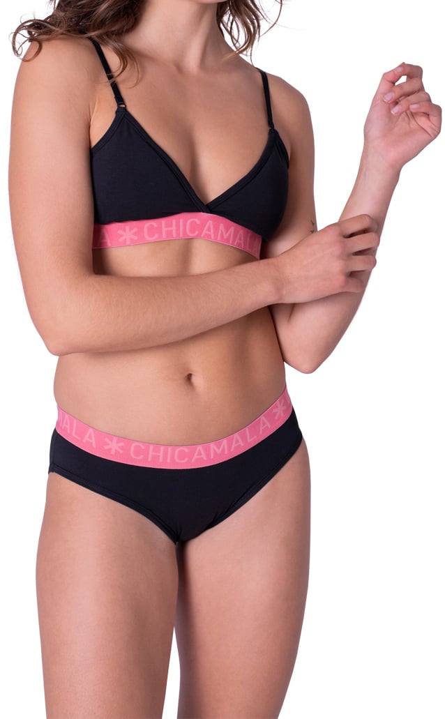 Muchachomalo Briefs 2-Pack Multicolor Zwart