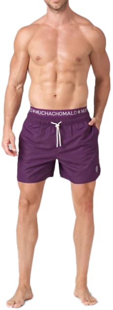 MUCHACHOMALO Swimshort Solid Paars