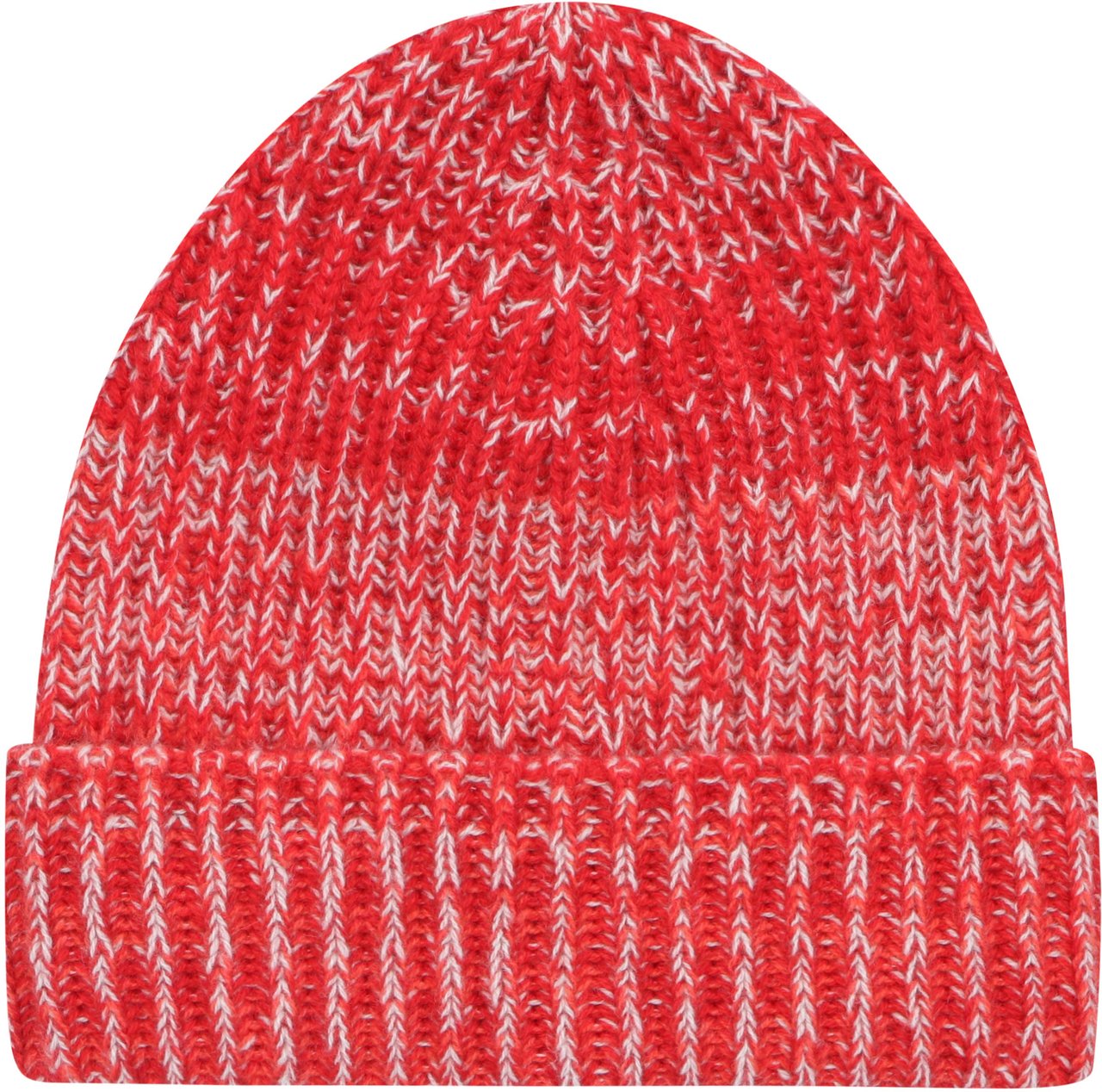 Muchachomalo Ribbed knit beanie Rood