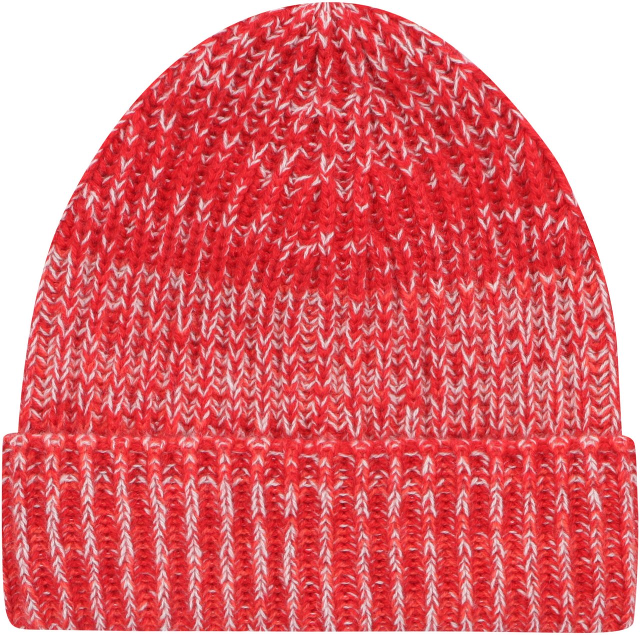 Muchachomalo Ribbed knit beanie Rood