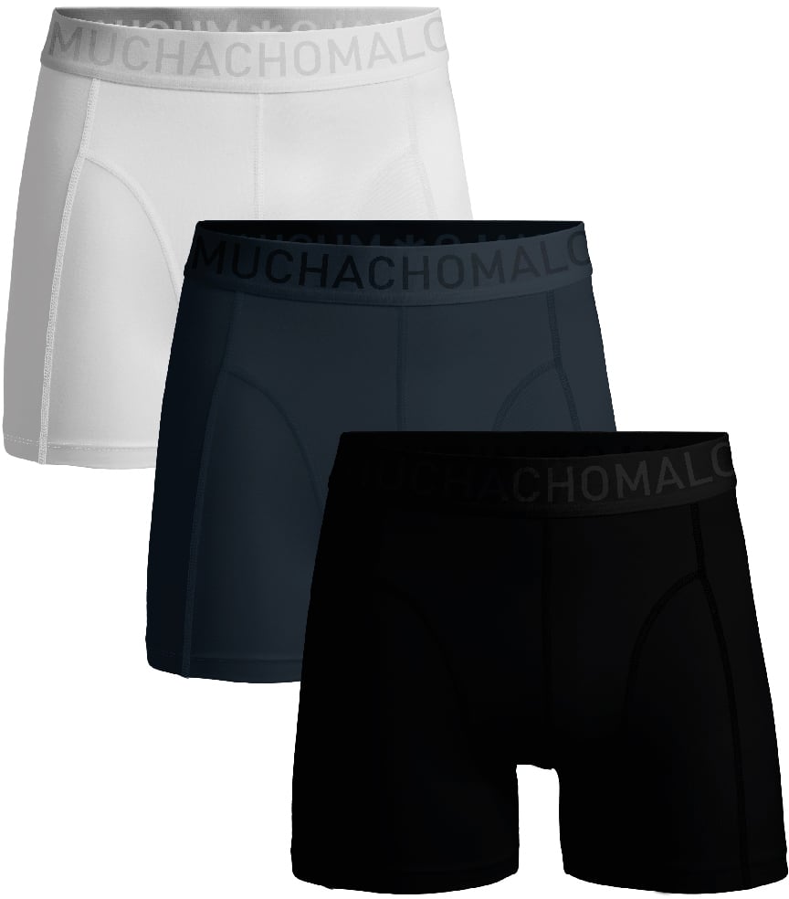 Muchachomalo Boxershorts 3-Pack Multicolor Zwart