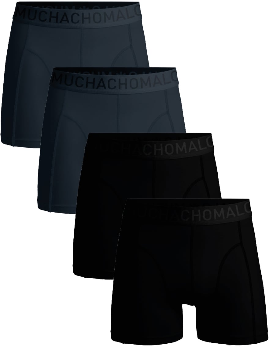 Muchachomalo Boxershorts 4-Pack Multicolor Zwart