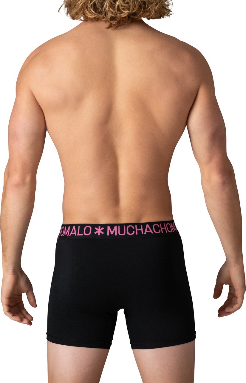 Muchachomalo Boxershorts 3-Pack Multicolor. Zwart