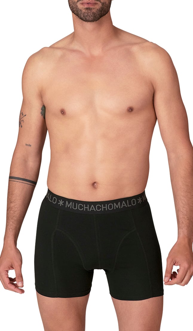 Muchachomalo Boxershorts 10-Pack Multicolor. Zwart