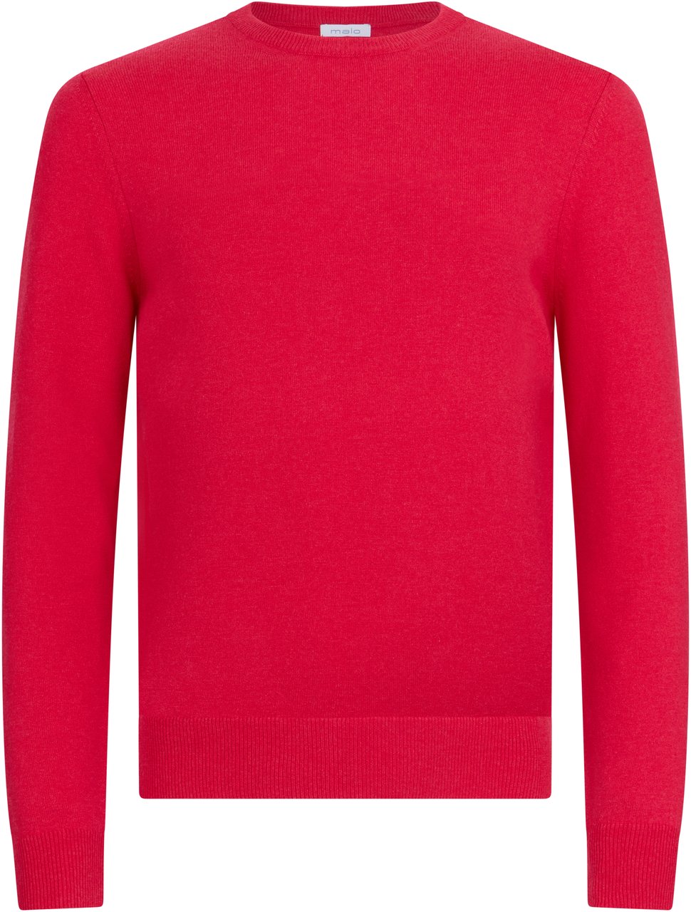 Muchachomalo Fuchsia sweater with long sleeves, sophisticated and elegant design. Rood