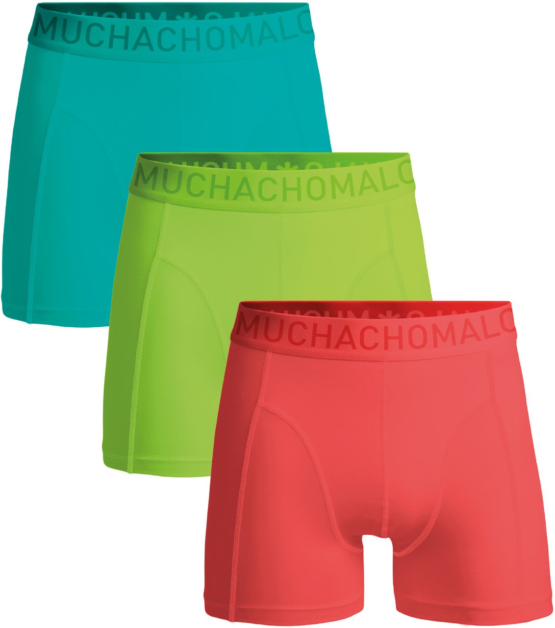 Muchachomalo Boxershorts 3-Pack Multicolor Blauw
