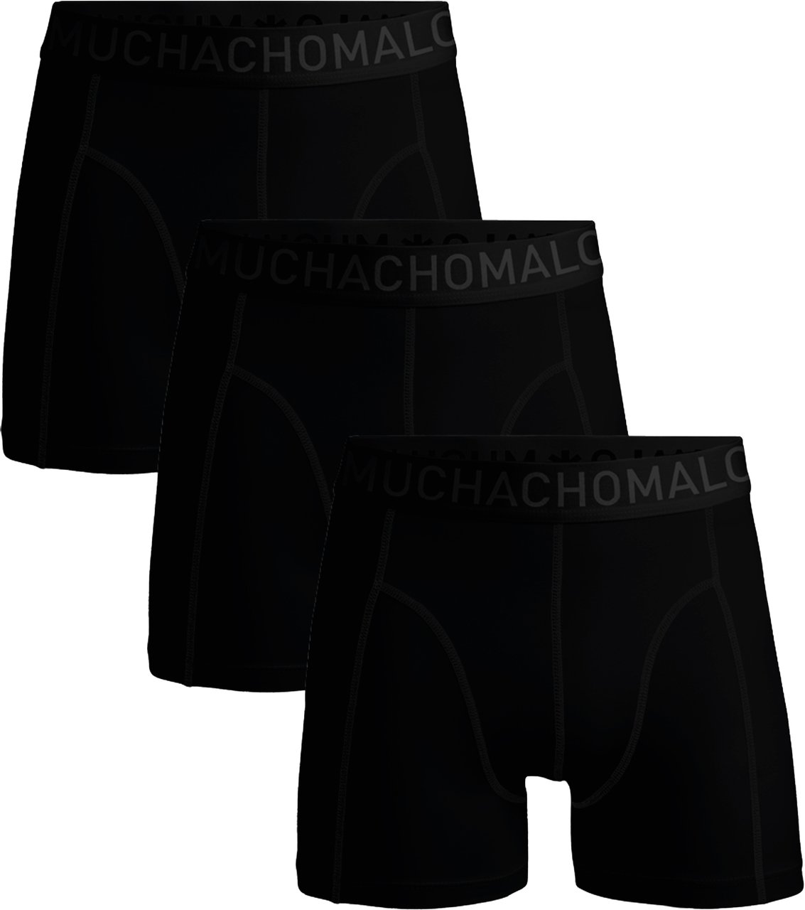 Muchachomalo Boxershorts 3-Pack Multicolor. Zwart