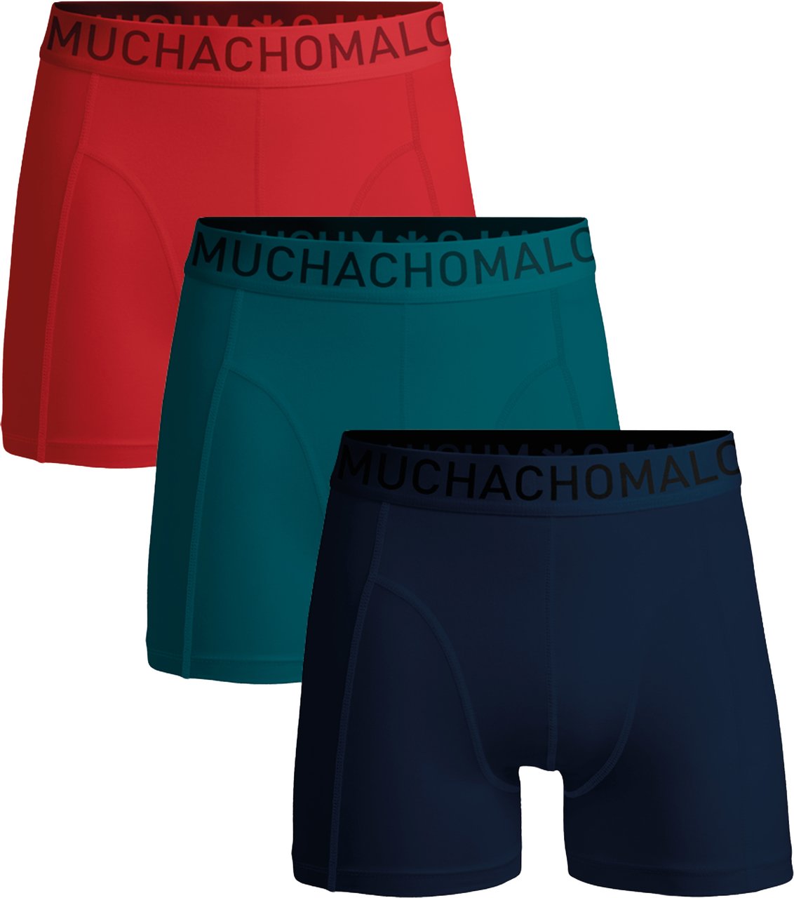 Muchachomalo Boxershorts 3-Pack Multicolor. Rood