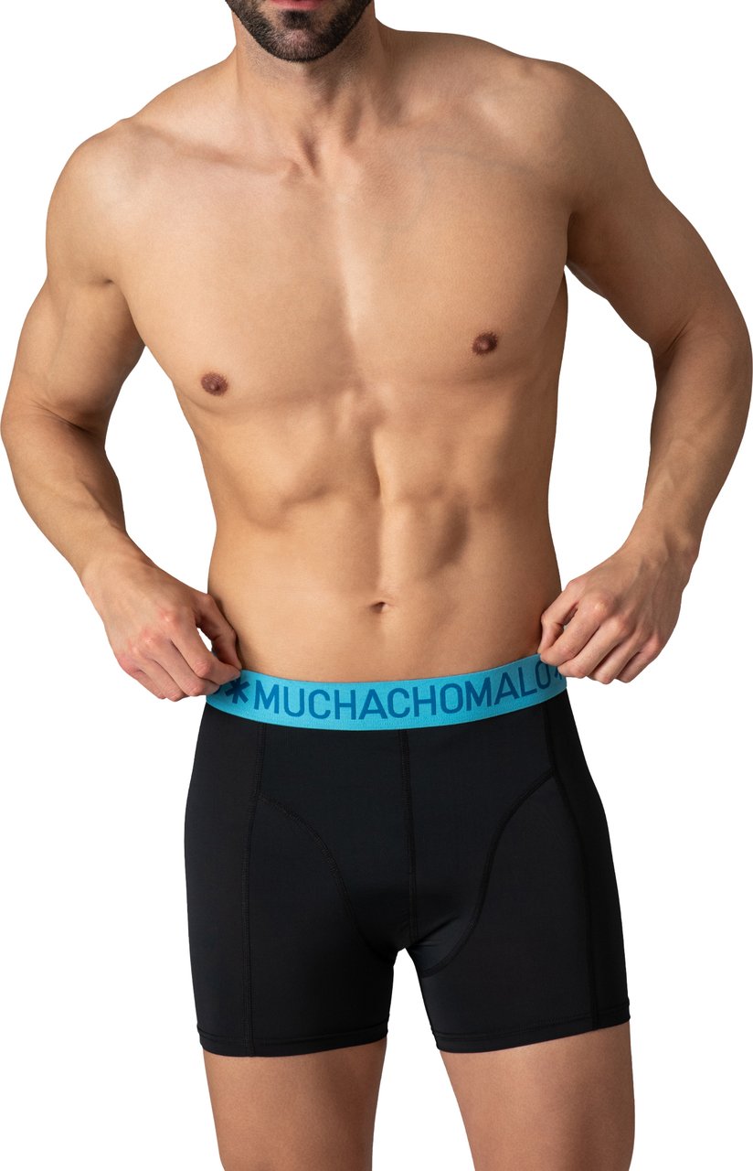 Muchachomalo Boxershorts 6-Pack Multicolor Zwart
