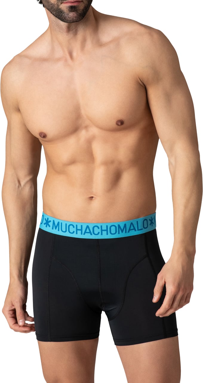 Muchachomalo Boxershorts 6-Pack Multicolor Zwart