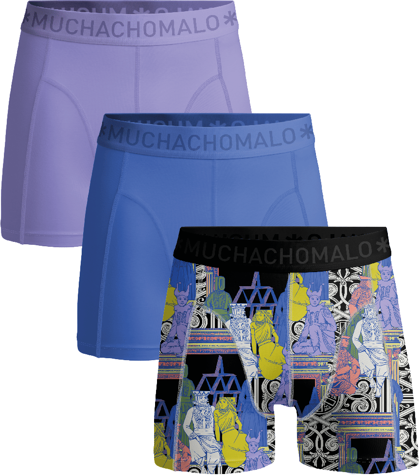 Muchachomalo Boxershorts 3-Pack Multicolor Divers