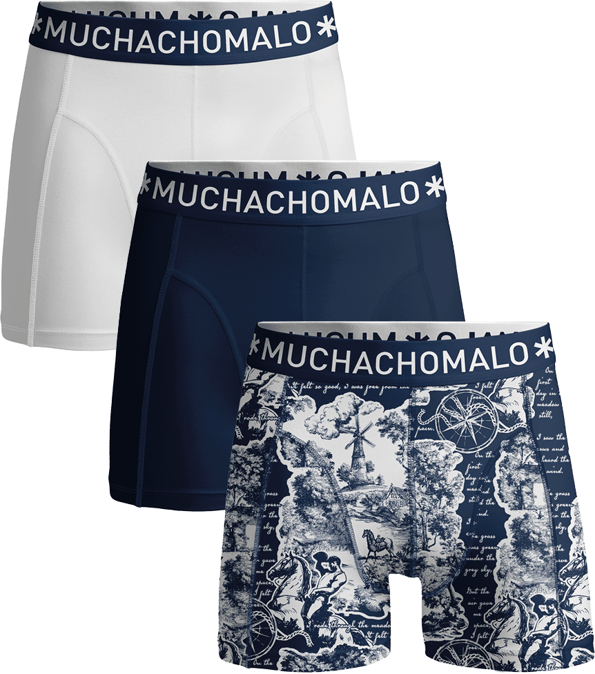 Muchachomalo Boxershorts 3-Pack Multicolor Divers
