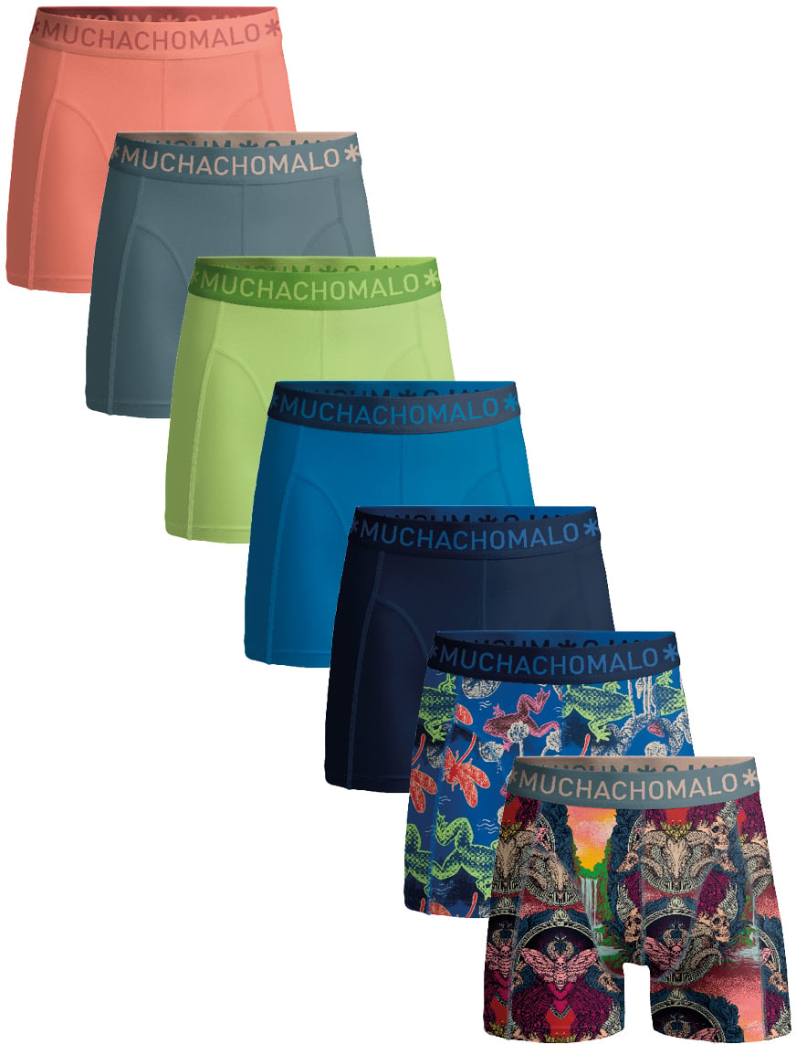 Muchachomalo Boxershorts 7-Pack Multicolor Divers