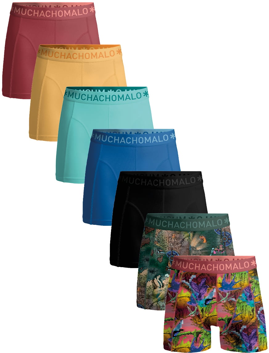 Muchachomalo Boxershorts 7-Pack Multicolor. Divers