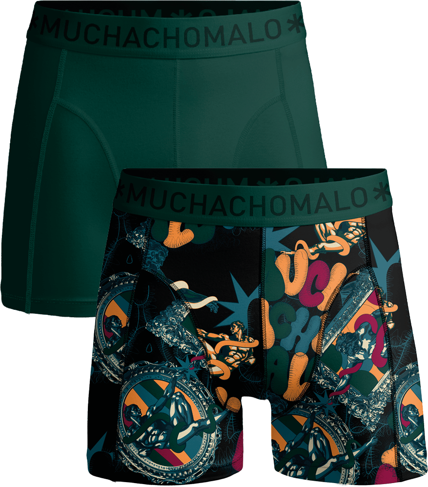 Muchachomalo Boxershorts 2-Pack Multicolor Divers