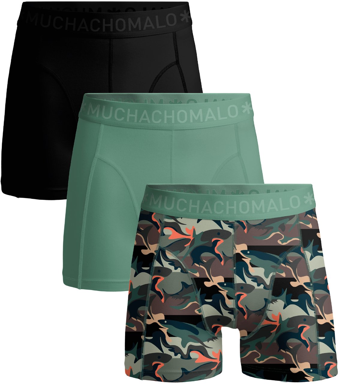 Muchachomalo Boxershorts 3-Pack Multicolor. Divers