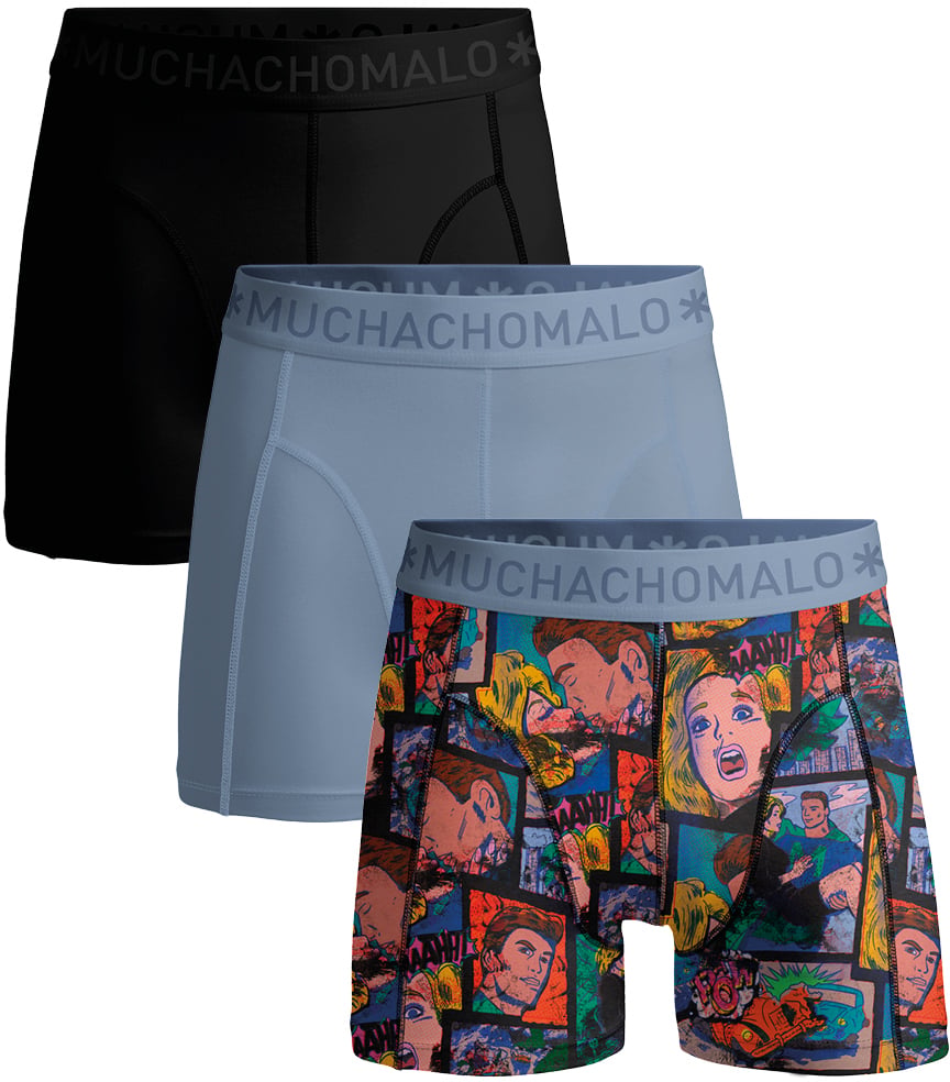 Muchachomalo Boxershorts 3-Pack Multicolor Divers