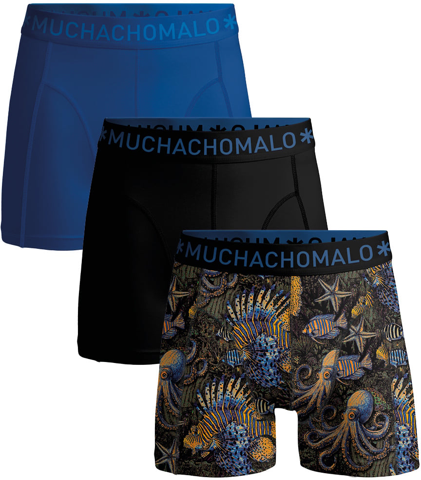 Muchachomalo Boxershorts 3-Pack Multicolor Divers