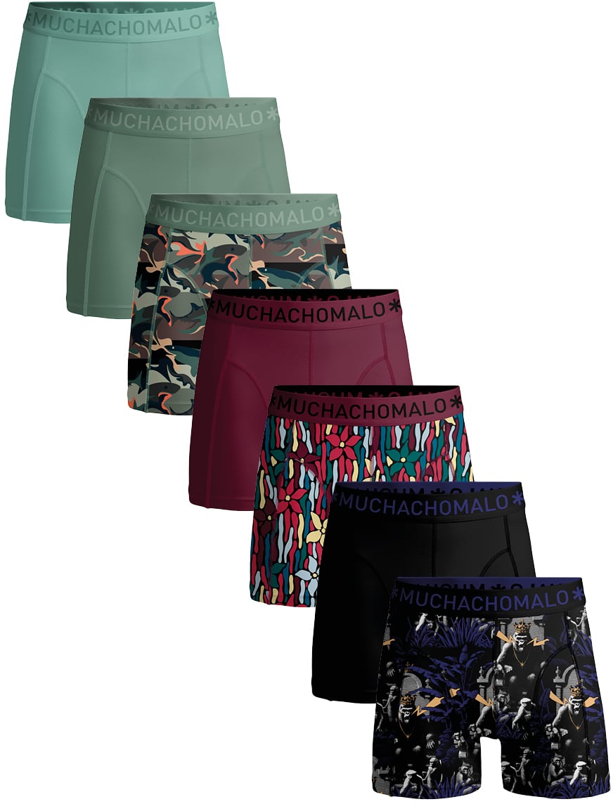 Muchachomalo Boxershorts 7-Pack Multicolor Divers