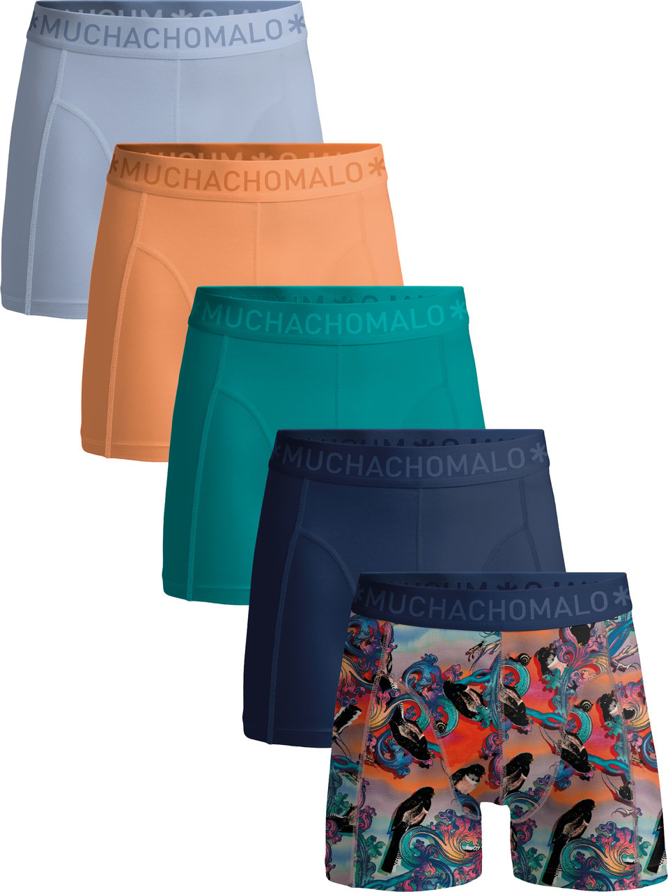 Muchachomalo Boxershorts 5-Pack Multicolor. Divers