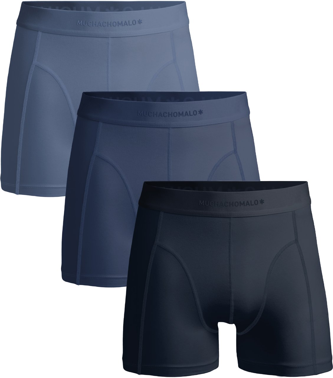 Muchachomalo Boxershorts 3-Pack Multicolor Blauw