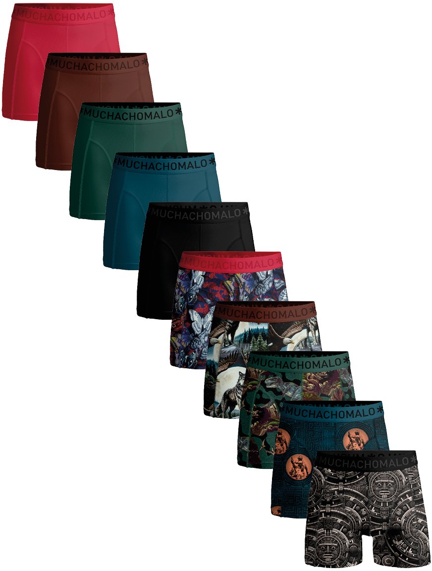 Muchachomalo Boxershorts 10-Pack Multicolor Divers