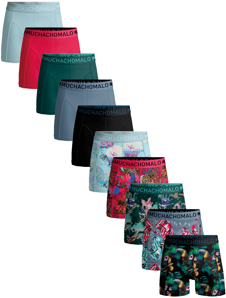 Muchachomalo Boxershorts 10-Pack Multicolor Divers