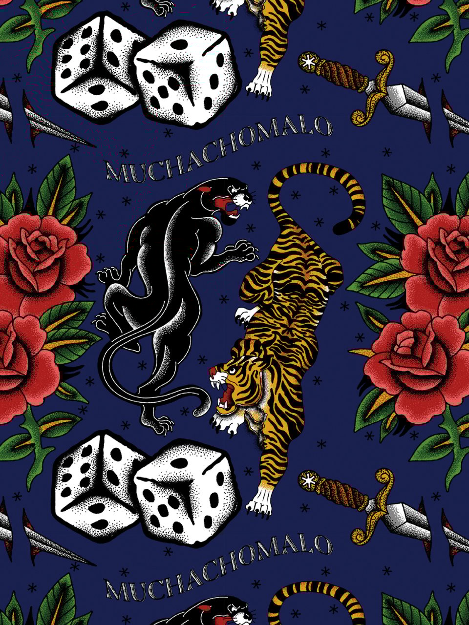 Muchachomalo Boxershorts 10-Pack Multicolor Divers