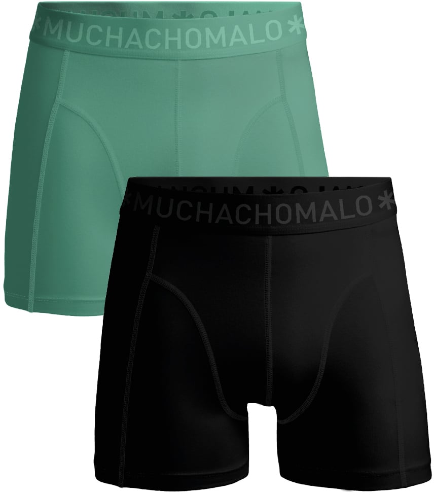 Muchachomalo Boxershorts 2-Pack Multicolor. Zwart