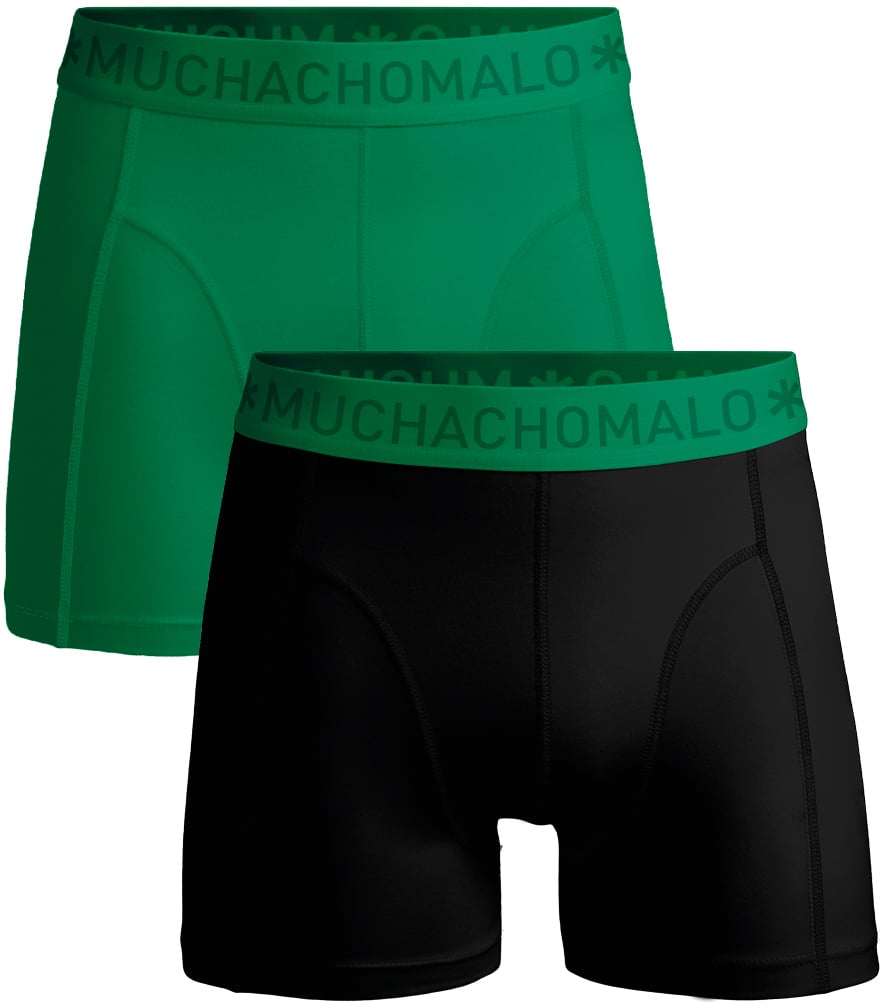 Muchachomalo Boxershorts 2-Pack Multicolor Zwart