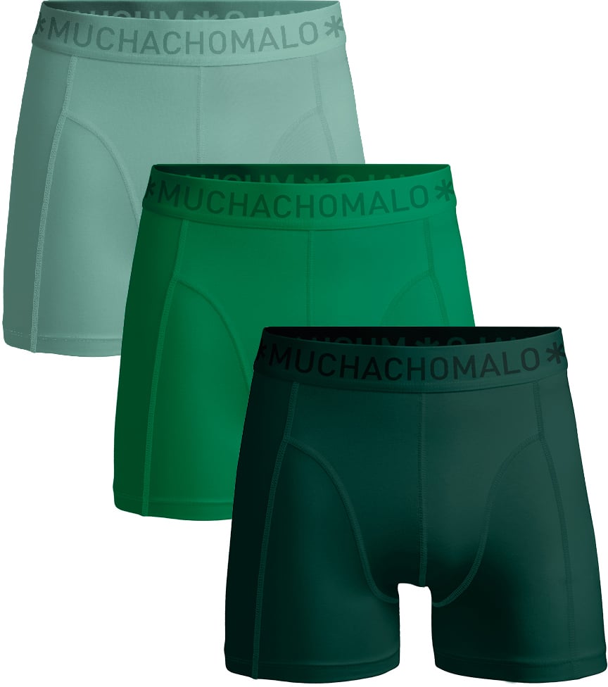 Muchachomalo Boxershorts 3-Pack Multicolor Groen