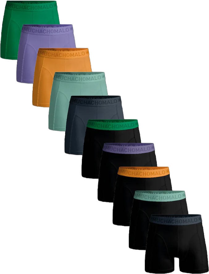 Muchachomalo Boxershorts 10-Pack Multicolor Divers