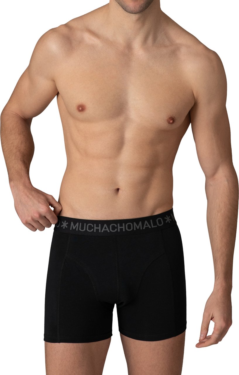 Muchachomalo Boxershorts 2-Pack Multicolor Zwart