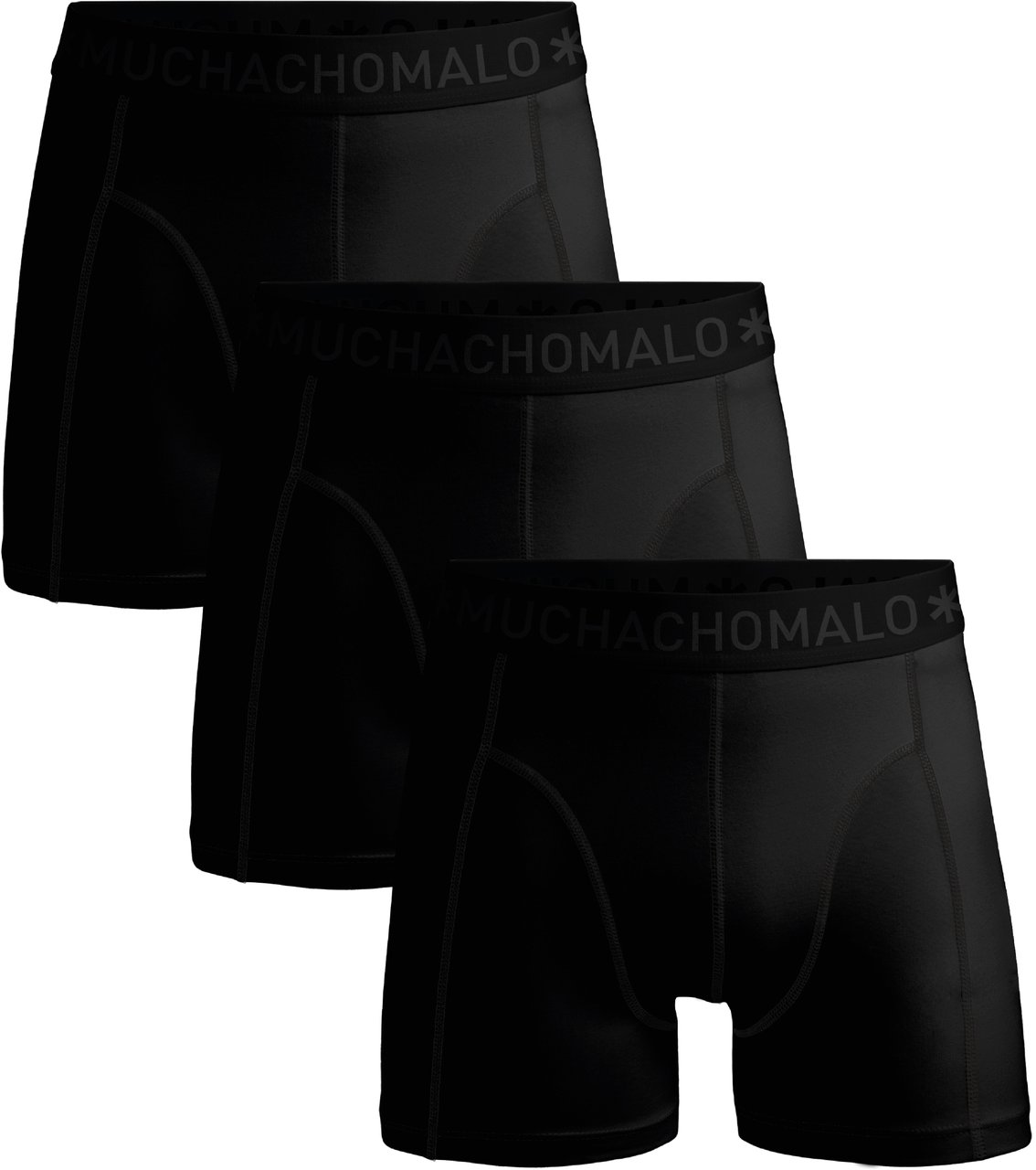 Muchachomalo Boxershorts 3-Pack Multicolor. Zwart
