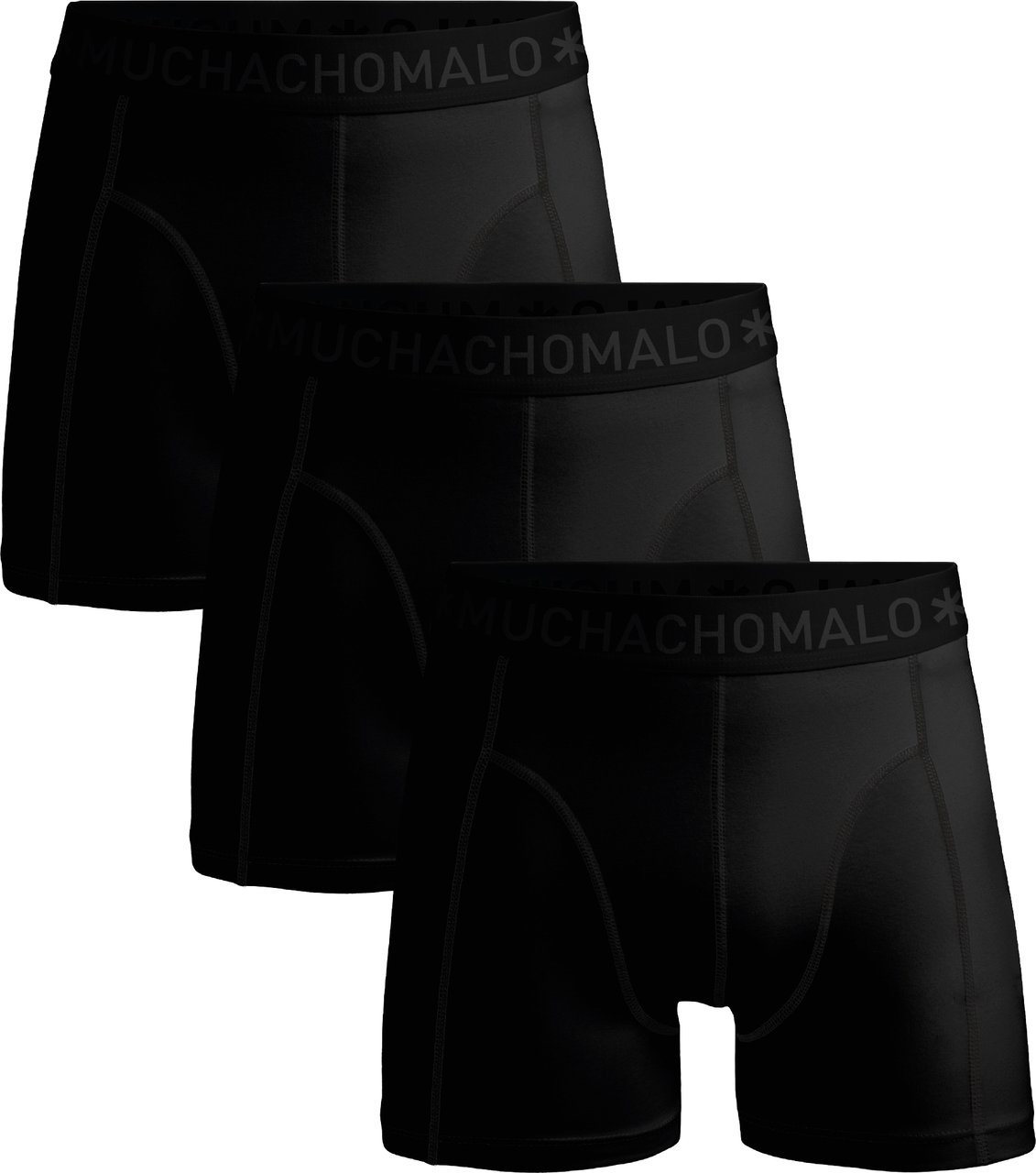 Muchachomalo Boxershorts 3-Pack Multicolor. Zwart